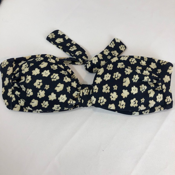 J. Crew 3-Piece Flowered Bikini Swimsuit XXS, XS - Picture 6 of 13